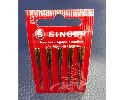 AGUJA SINGER FAM 11 CABEZA DORADA BLISTER